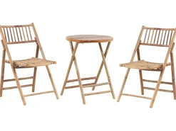 Set bistrot Pieghevole SAVELLETRI Bambù Marrone