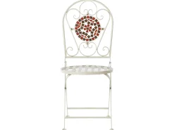 Set bistrot Pieghevole SPELLO Metallo Bianco