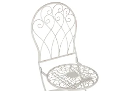 Set bistrot Pieghevole STIFFE Metallo Bianco