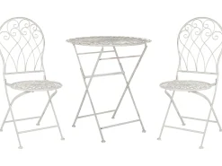 Set bistrot Pieghevole STIFFE Metallo Bianco