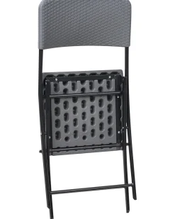 Set bistrot Pieghevole TRAPPETO Grigio