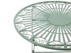 Set bistrot Pieghevole TRENTO Metallo Verde chiaro
