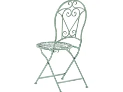 Set bistrot Pieghevole TRENTO Metallo Verde chiaro