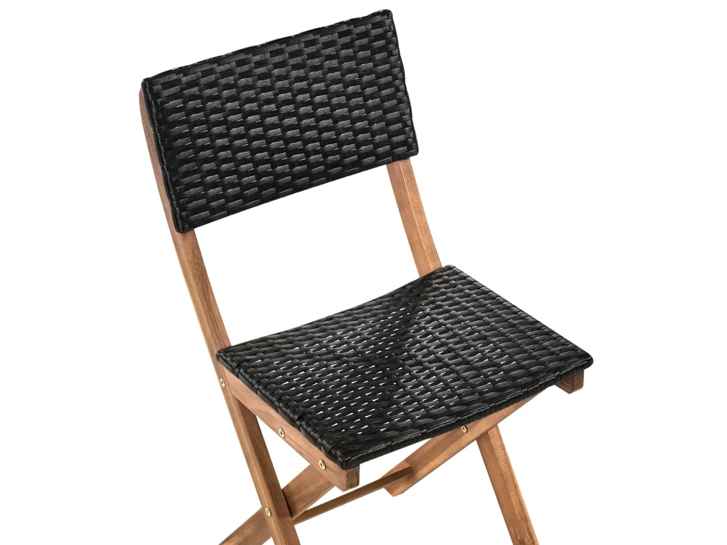 Set bistrot RIVAROTTA Legno d'acacia Marrone/Nero