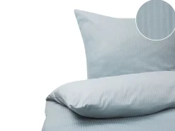 Set Copripiumino AVONDALE Raso di Cotone 220 x 240 cm Grigio