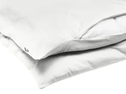 Set Copripiumino AVONDALE Raso di Cotone 155 x 220 cm Bianco