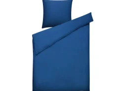 Set Copripiumino HARMONRIDGE Raso di Cotone 135 x 200 cm Blu scuro
