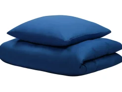 Set Copripiumino HARMONRIDGE Raso di Cotone 135 x 200 cm Blu scuro