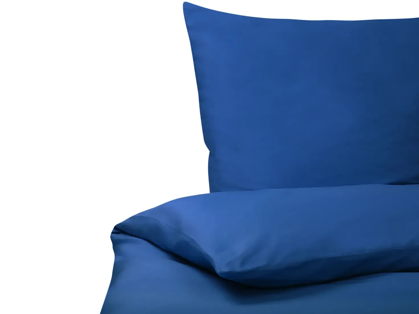 Set Copripiumino HARMONRIDGE Raso di Cotone 220 x 240 cm Blu scuro