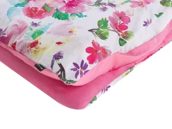 Set Copripiumino LARYNHILL Raso di Cotone 155 x 220 cm Rosa