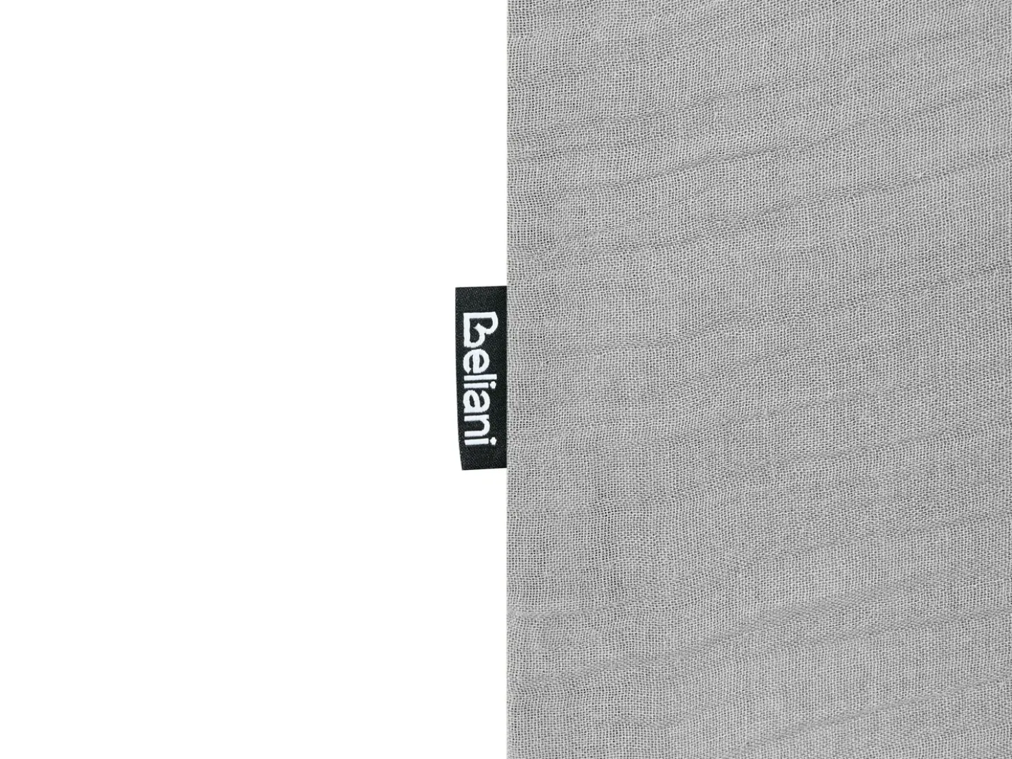 Set Copripiumino SUMNER Mussola di cotone 220 x 240 cm Grigio chiaro