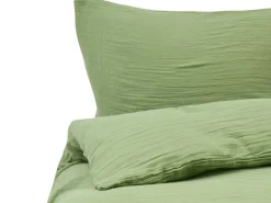 Set Copripiumino SUMNER Mussola di cotone 220 x 240 cm Verde