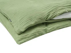 Set Copripiumino SUMNER Mussola di cotone 220 x 240 cm Verde