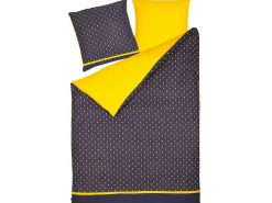 Set Copripiumino WALLINGFORD Raso di Cotone 135 x 200 cm Blu