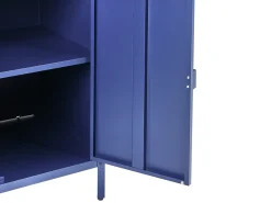 Set cucina da esterno 3 elementi con lavello VILAMA Metallo Blu