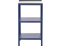 Set cucina da esterno 3 elementi con lavello VILAMA Metallo Blu