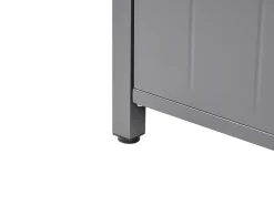 Set cucina da esterno 4 elementi con lavello VIGGIANO Metallo Grigio
