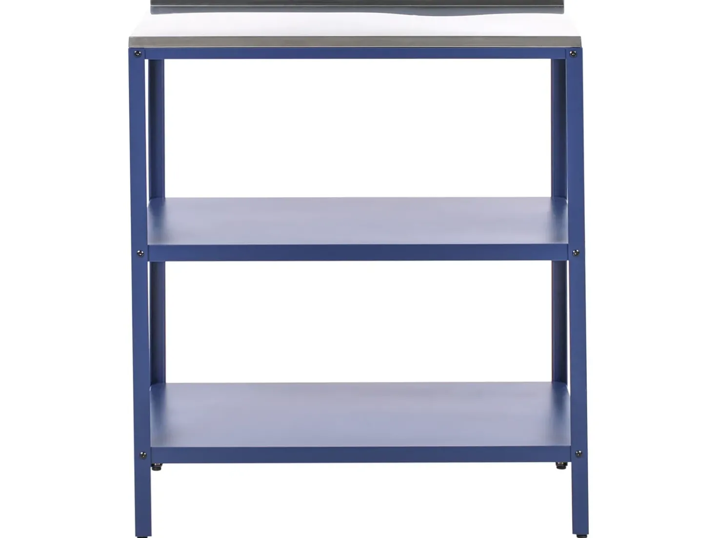 Set cucina da esterno 4 elementi con lavello VILAMA Metallo Blu