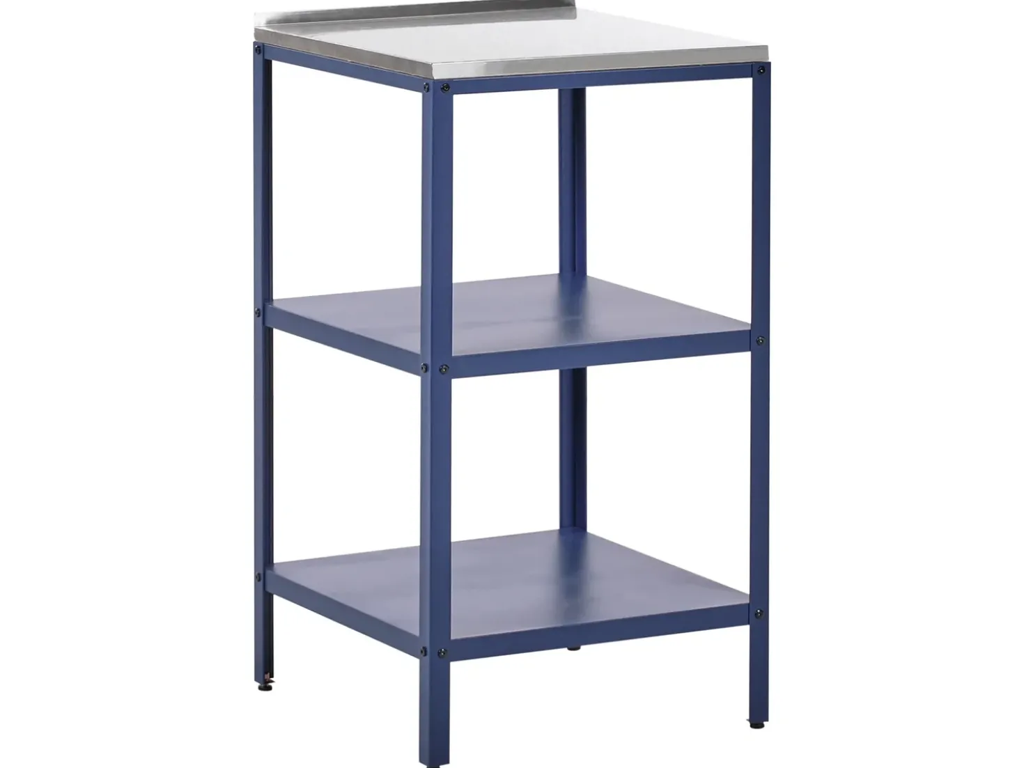 Set cucina da esterno 4 elementi con lavello VILAMA Metallo Blu