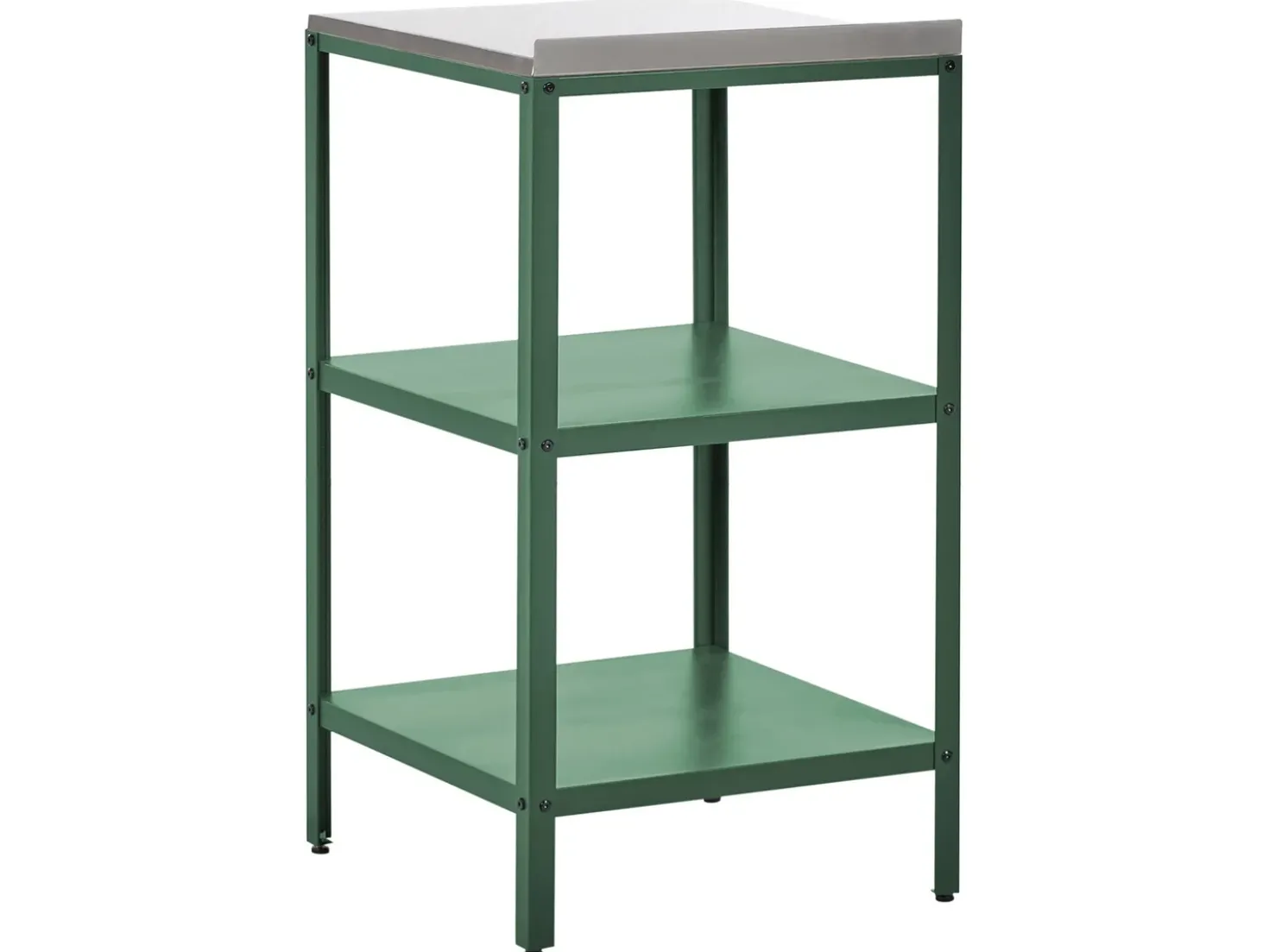 Set cucina da esterno 4 elementi con lavello VILAMA Metallo Verde