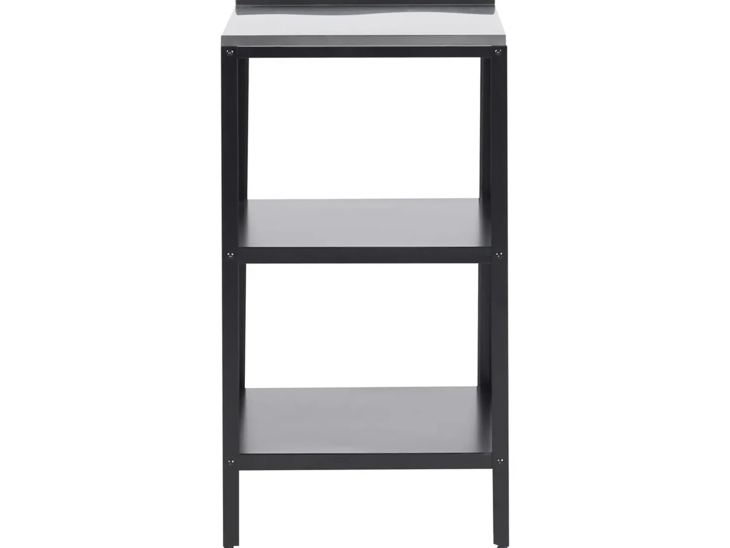 Set cucina da esterno 4 elementi con lavello VILAMA Metallo Nero