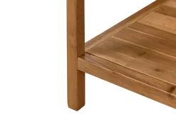Set cucina da esterno 3 elementi con lavello VENOSA Legno d'acacia Marrone/Argento