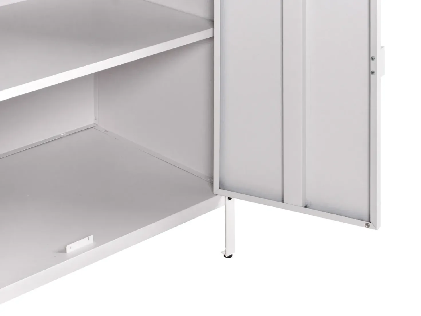 Set cucina da esterno 2 elementi con lavello VILAMA Metallo Bianco