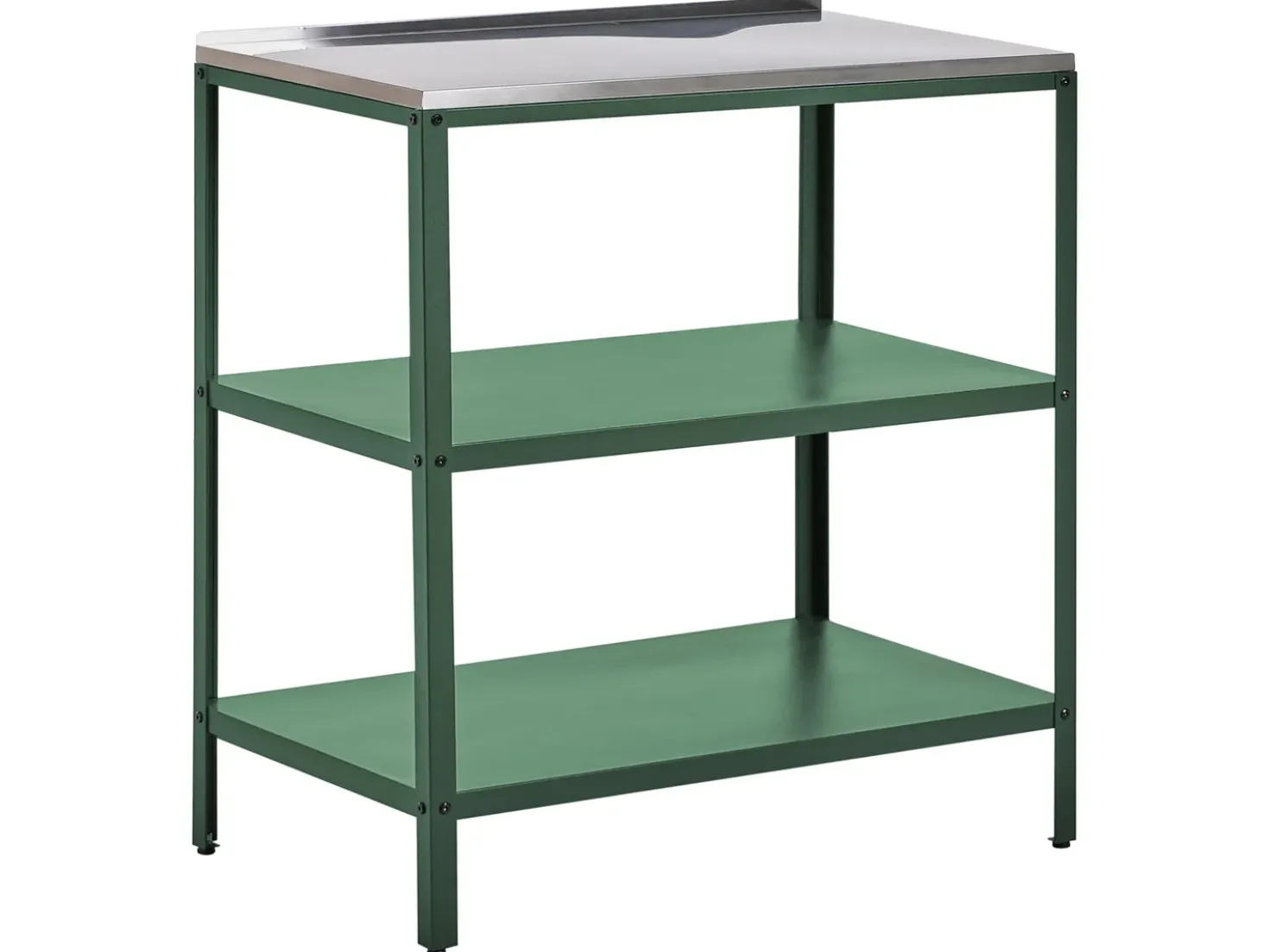 Set cucina da esterno 3 elementi con lavello VILAMA Metallo Verde