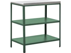 Set cucina da esterno 3 elementi con lavello VILAMA Metallo Verde