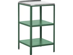Set cucina da esterno 3 elementi con lavello VILAMA Metallo Verde