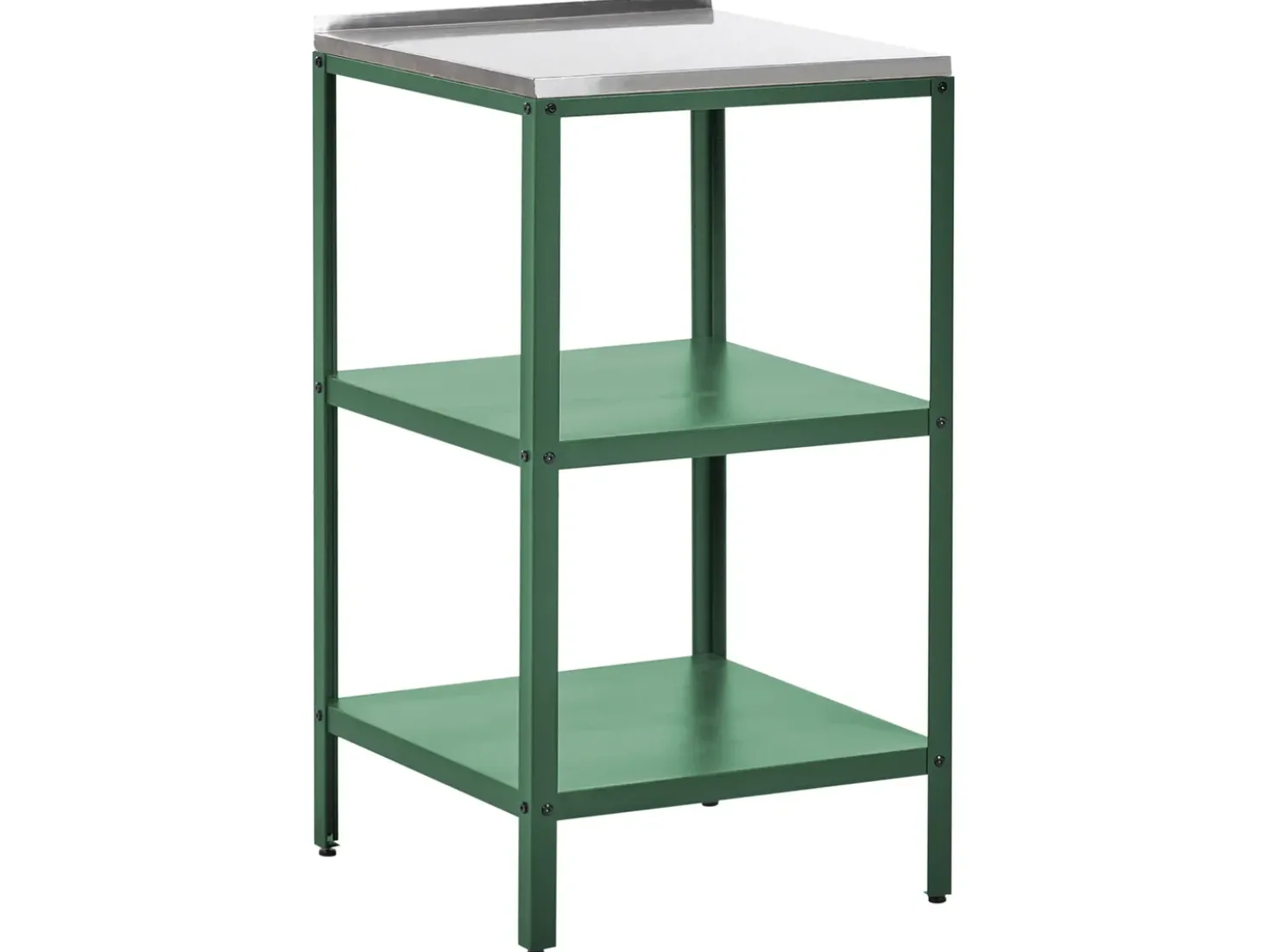 Set cucina da esterno 3 elementi con lavello VILAMA Metallo Verde