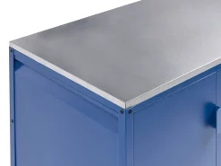 Set cucina da esterno 2 elementi con lavello MAENZA Metallo Blu