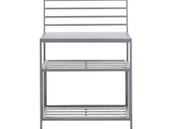 Set cucina da esterno 4 elementi con lavello MIRADOR Rattan sintetico (PE) Grigio