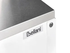 Set cucina da esterno 2 elementi con lavello MAENZA Metallo Bianco