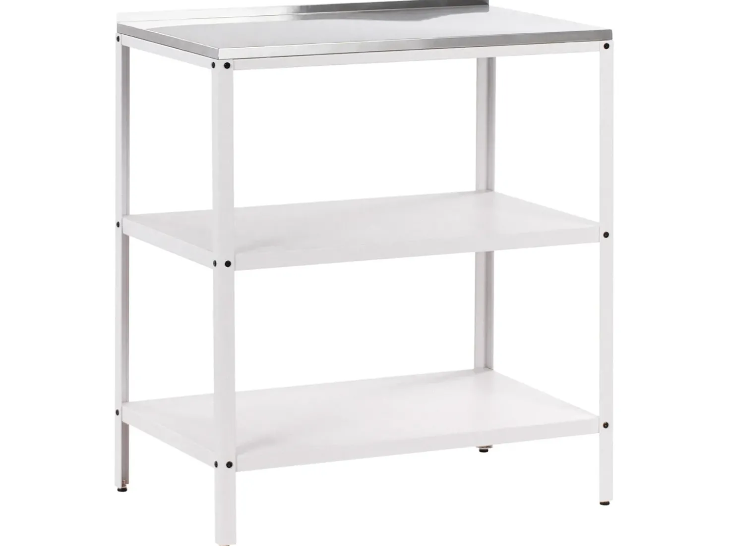 Set cucina da esterno 4 elementi con lavello VILAMA Metallo Bianco