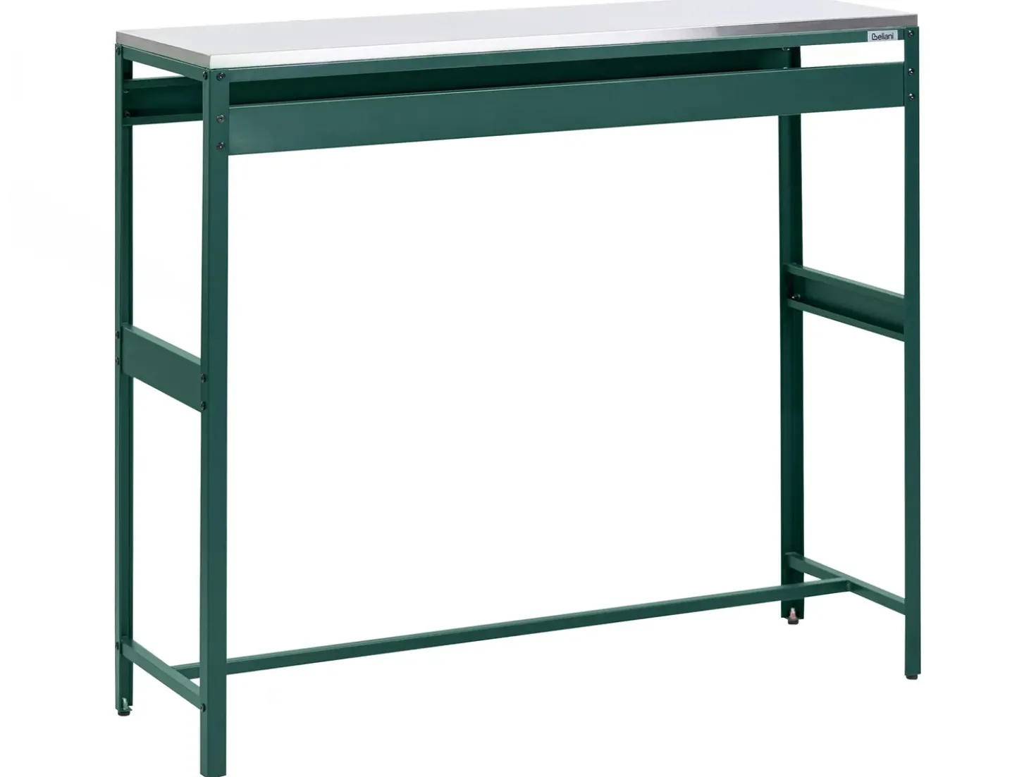 Set cucina da esterno 2 elementi con tavolo da bar MAENZA Metallo Verde