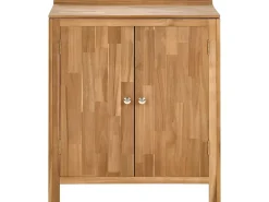 Set cucina da esterno 3 elementi con lavello VENOSA Legno d'acacia Marrone/Argento