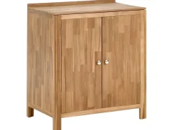 Set cucina da esterno 3 elementi con lavello VENOSA Legno d'acacia Marrone/Argento