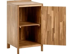 Set cucina da esterno 3 elementi con lavello VENOSA Legno d'acacia Marrone/Argento