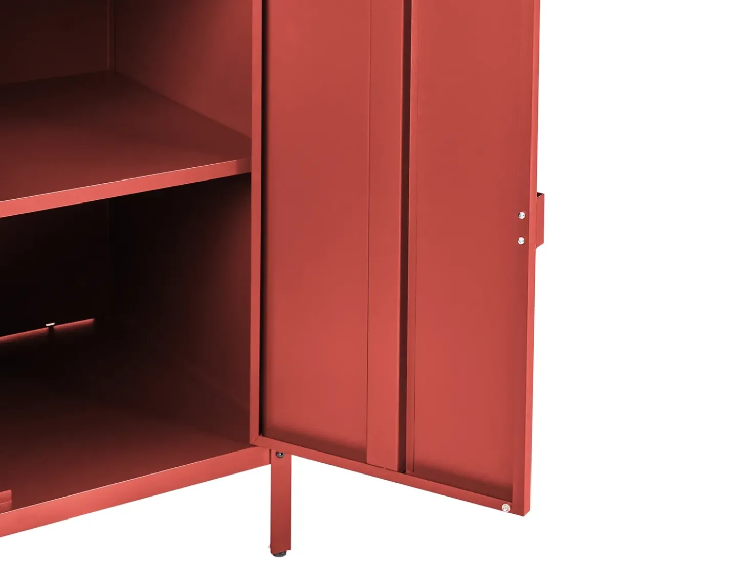 Set cucina da esterno 4 elementi con lavello VILAMA Metallo Rosso