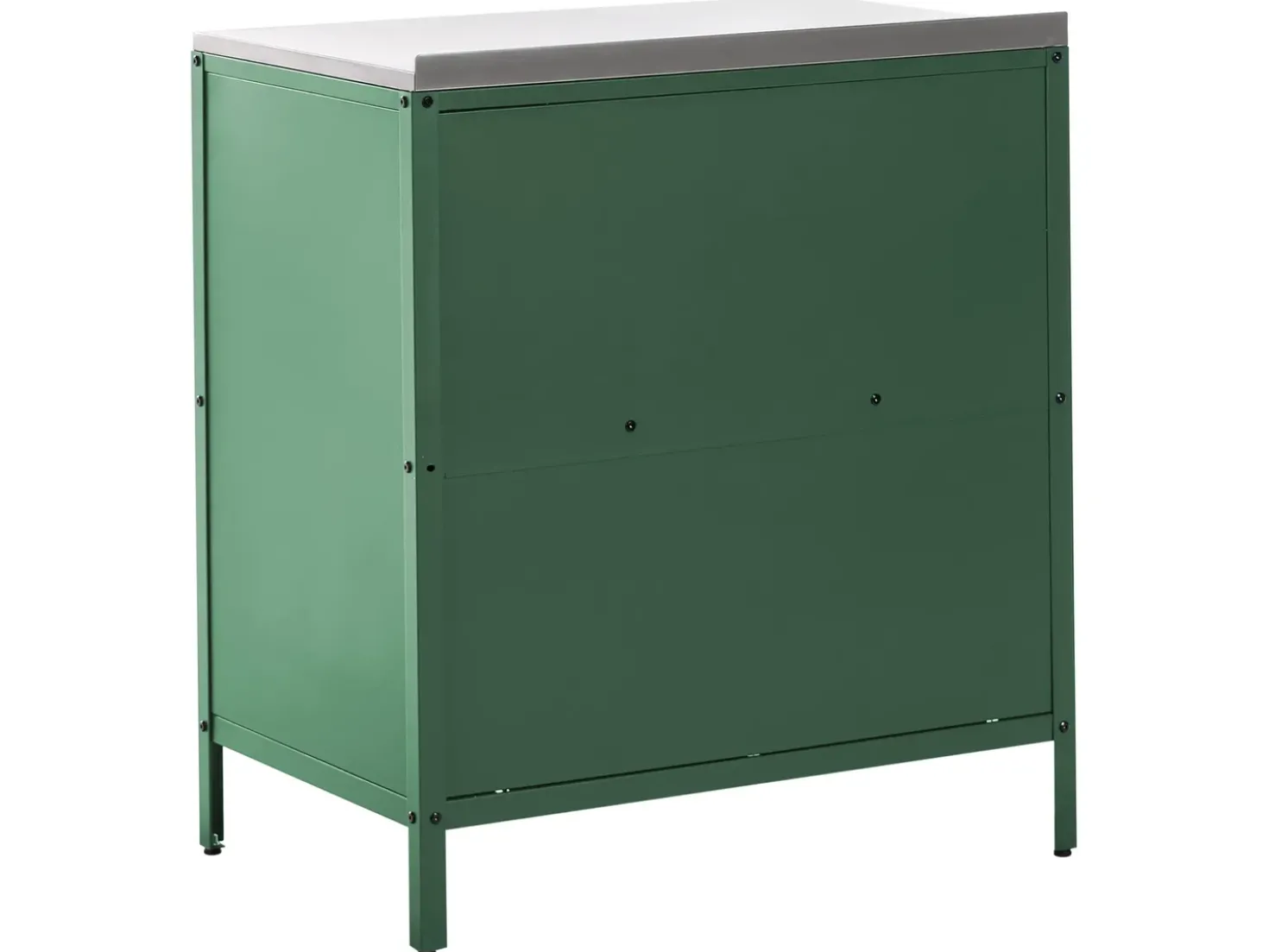 Set cucina da esterno 2 elementi con lavello VILAMA Metallo Verde