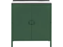Set cucina da esterno 3 elementi con lavello VILAMA Metallo Verde