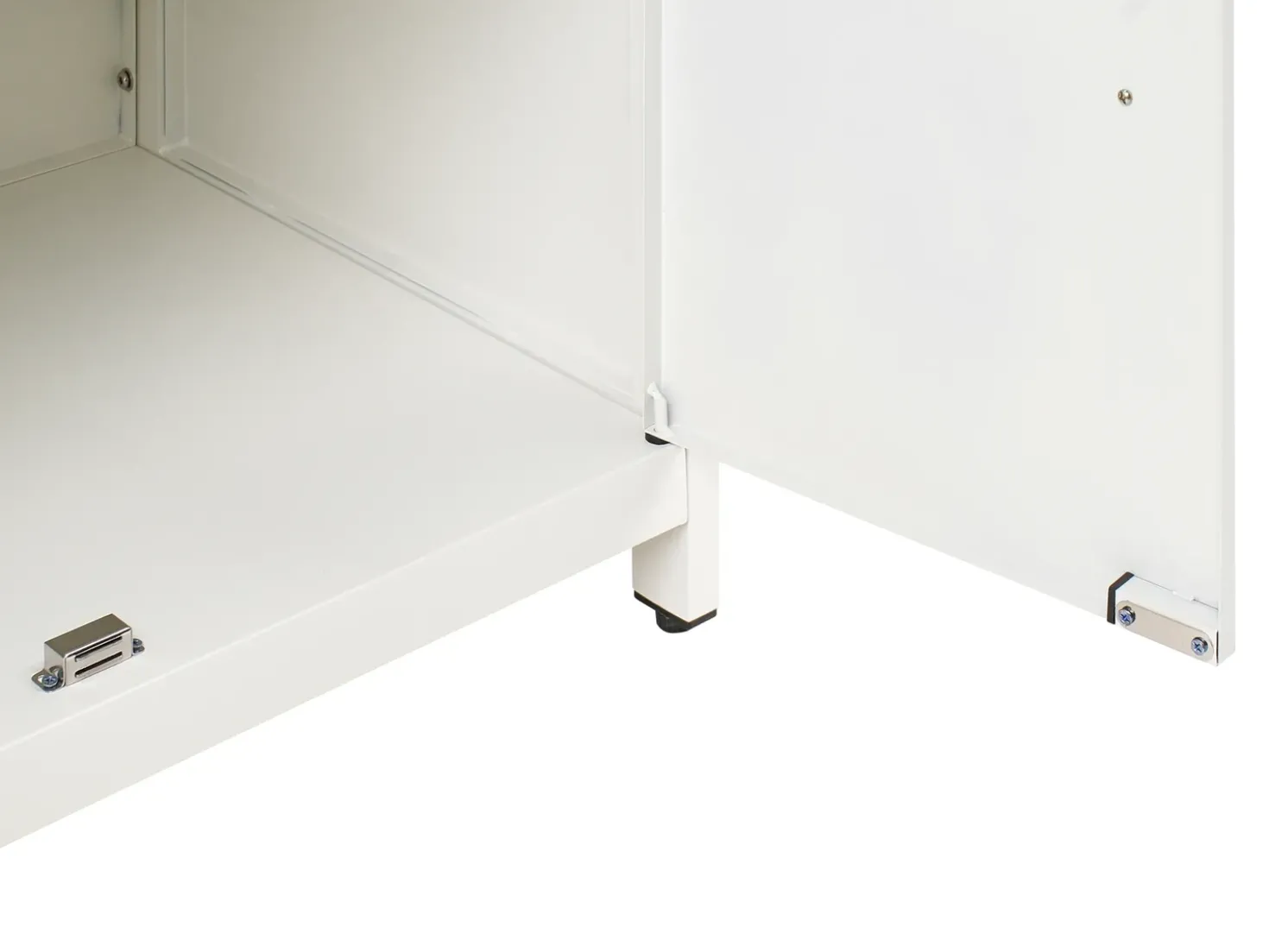 Set cucina da esterno 3 elementi con lavello ORTISEI Metallo Bianco