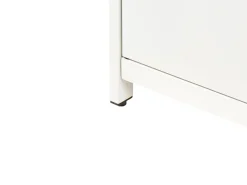 Set cucina da esterno 3 elementi con lavello ORTISEI Metallo Bianco