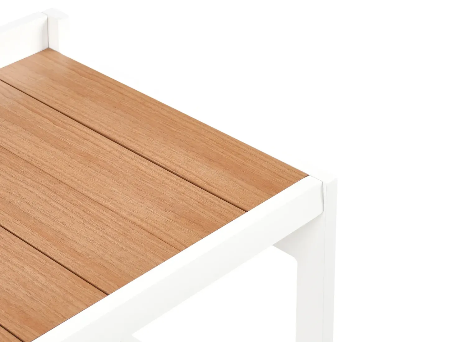 Set cucina da esterno 3 elementi con lavello ORTISEI Metallo Bianco