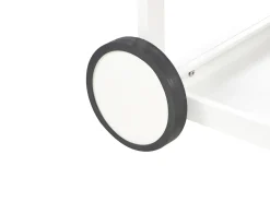 Set cucina da esterno 3 elementi con lavello ORTISEI Metallo Bianco