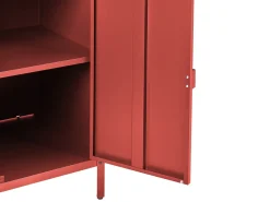 Set cucina da esterno 3 elementi con lavello VILAMA Metallo Rosso