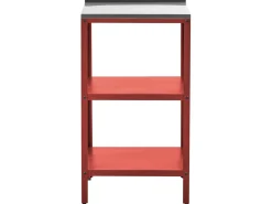 Set cucina da esterno 3 elementi con lavello VILAMA Metallo Rosso