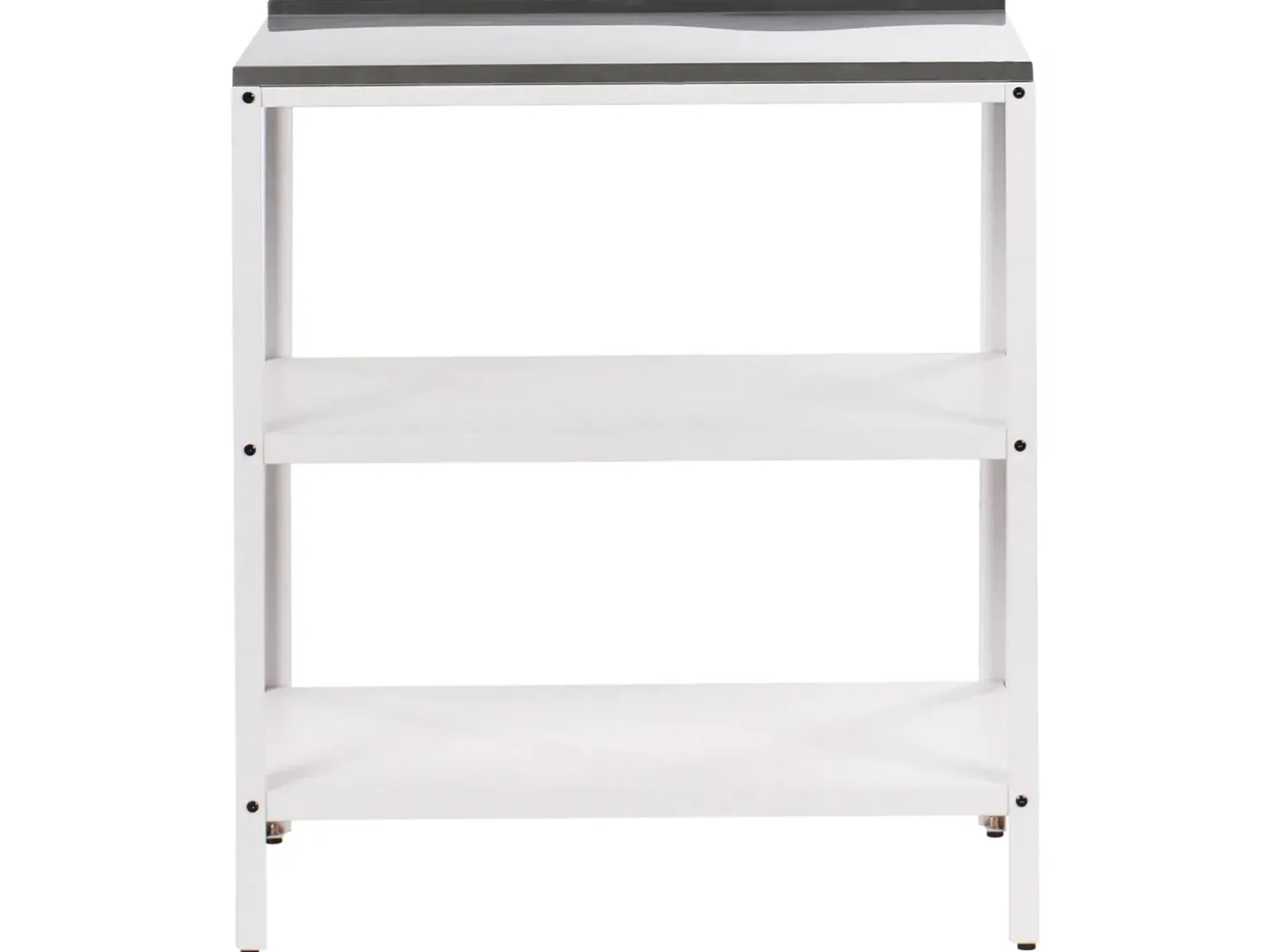 Set cucina da esterno 3 elementi con lavello VILAMA Metallo Bianco
