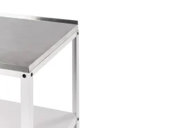 Set cucina da esterno 3 elementi con lavello VILAMA Metallo Bianco